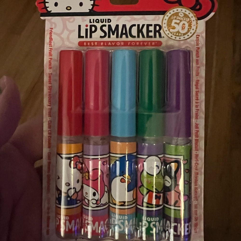 Lip Smacker Hello Kitty Liquid Lip Gloss Set - 50th Anniversary LIMITED EDITION